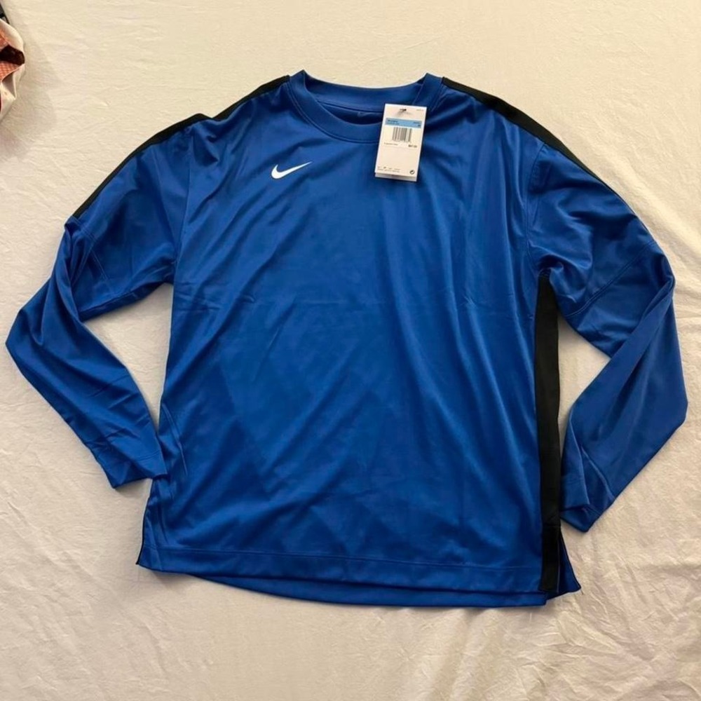 Nike Womens Dri-FIT Basketball Training Top Blue Black DC2535-493 Medium‎ NWT